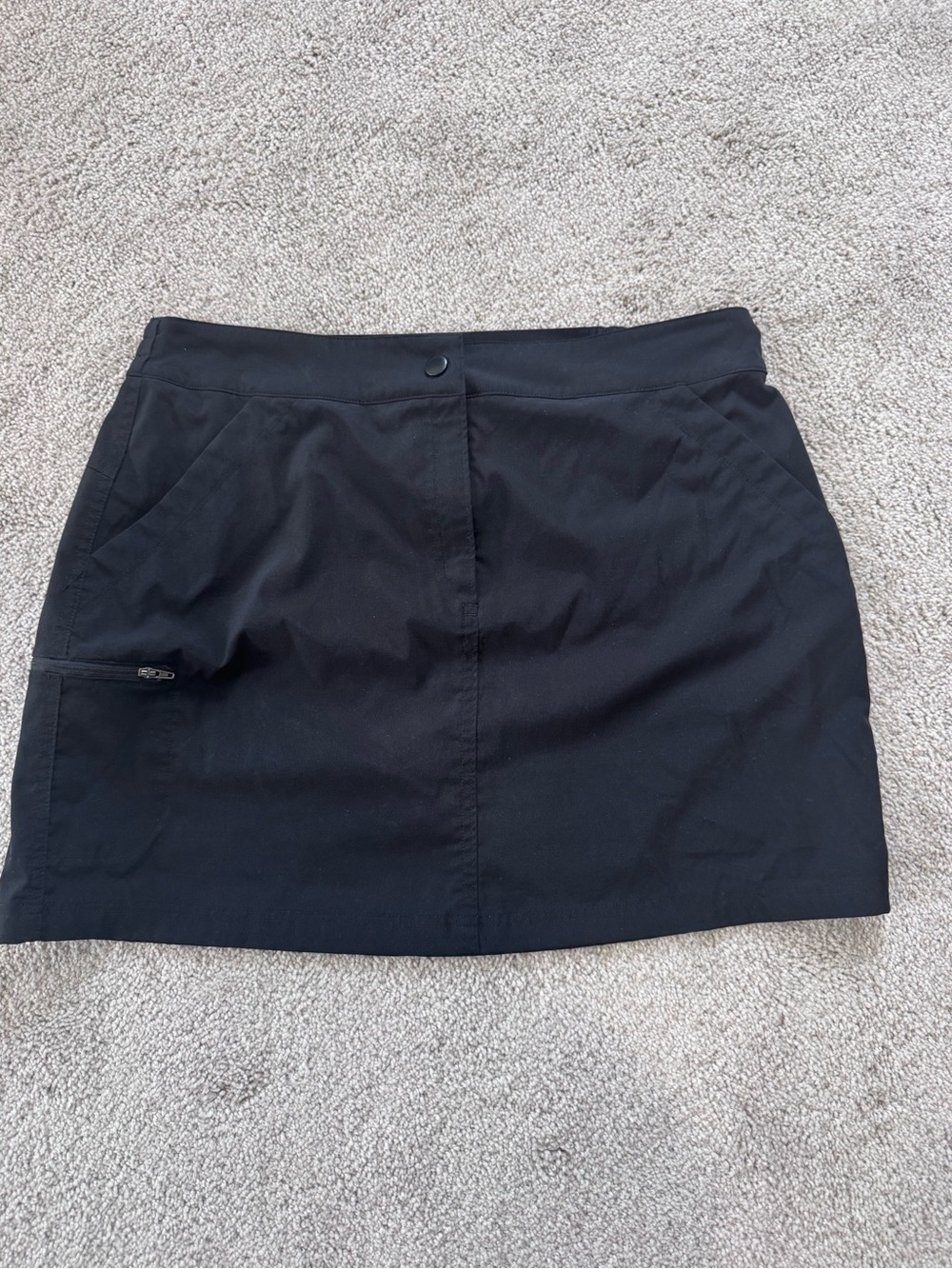NWOT 32 Degrees Black Active Skort with Zipper Pocket